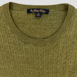 Brooks Brothers WM Extra Fine Merino Wool Sweater – Olive Green XL (Fits Like L)